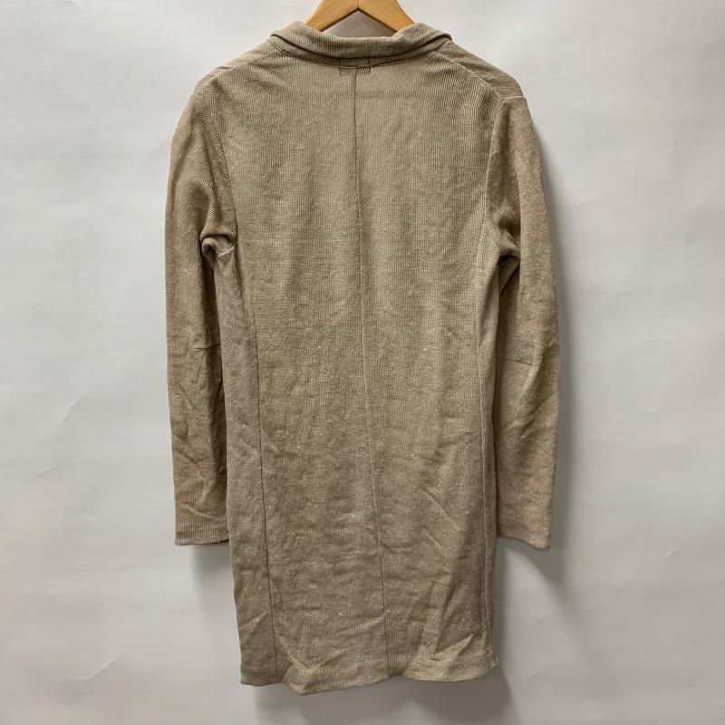 トランジットパーサッチ transit par-such カーディガン 長袖 ジャケット 2 無地 ベージュ / ベージュ / レディース USED 古着 中古 10014005