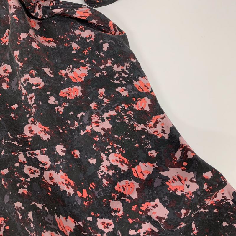 コントワー・デ・コトニエ COMPTOIR DES COTONNIERS ワンピース ミニスカート 5 総柄 X 花柄 黒 / ブラック / X 桃 / ピンク / レディース USED 古着 中古 10014012