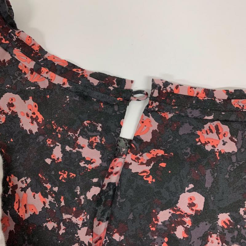 コントワー・デ・コトニエ COMPTOIR DES COTONNIERS ワンピース ミニスカート 5 総柄 X 花柄 黒 / ブラック / X 桃 / ピンク / レディース USED 古着 中古 10014012