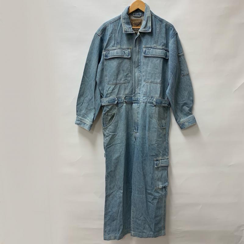 エースカフェ ACE CAFE ウェア ウェア GENUINE CLOTHING ファッションつなぎ M 無地 インディゴ / インディゴ / メンズ USED 古着 中古 10014025