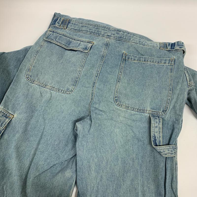 エースカフェ ACE CAFE ウェア ウェア GENUINE CLOTHING ファッションつなぎ M 無地 インディゴ / インディゴ / メンズ USED 古着 中古 10014025