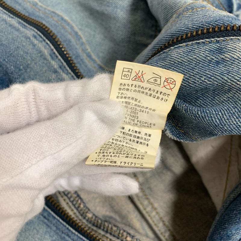 エースカフェ ACE CAFE ウェア ウェア GENUINE CLOTHING ファッションつなぎ M 無地 インディゴ / インディゴ / メンズ USED 古着 中古 10014025