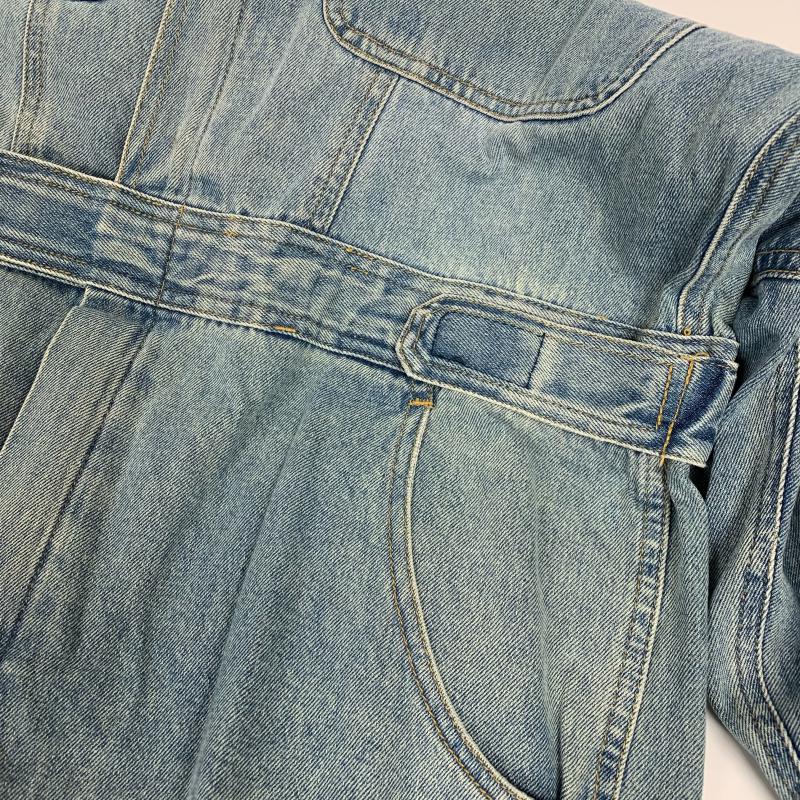 エースカフェ ACE CAFE ウェア ウェア GENUINE CLOTHING ファッションつなぎ M 無地 インディゴ / インディゴ / メンズ USED 古着 中古 10014025