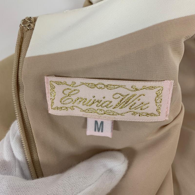 エミリアウィズ Emiria wiz ワンピース ひざ丈スカート M 無地 X 白 / ホワイト / X ベージュ / ベージュ / レディース USED 古着 中古 10014032