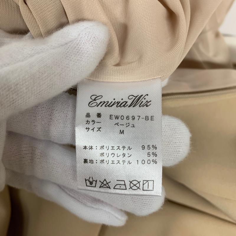 エミリアウィズ Emiria wiz ワンピース ひざ丈スカート M 無地 X 白 / ホワイト / X ベージュ / ベージュ / レディース USED 古着 中古 10014032