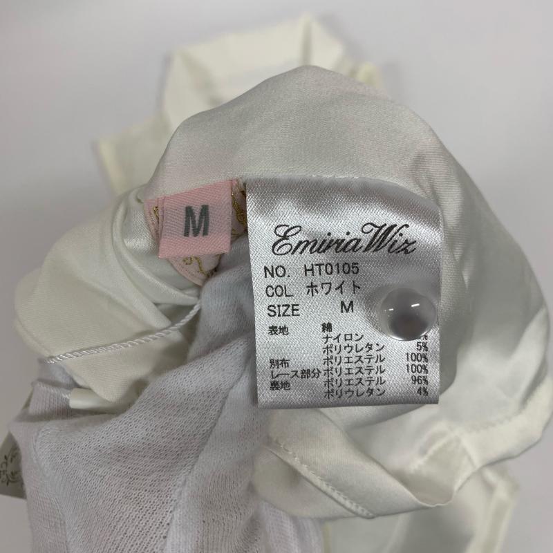 エミリアウィズ Emiria wiz ワンピース ひざ丈スカート M 無地 X 白 / ホワイト / レディース USED 古着 中古 10014035