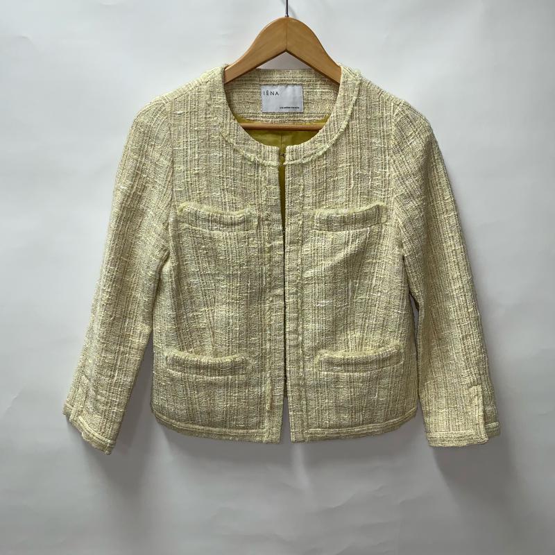 イエナ IENA ジャケット、上着 ジャケット、ブレザー une petites merveille 36 無地 X 黄 / イエロー / レディース USED 古着 中古 10014042
