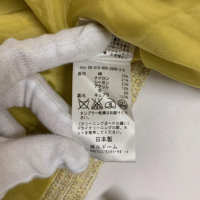イエナ IENA ジャケット、上着 ジャケット、ブレザー une petites merveille 36 無地 X 黄 / イエロー / レディース USED 古着 中古 10014042