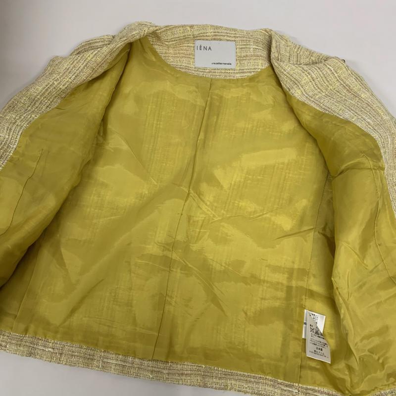 イエナ IENA ジャケット、上着 ジャケット、ブレザー une petites merveille 36 無地 X 黄 / イエロー / レディース USED 古着 中古 10014042