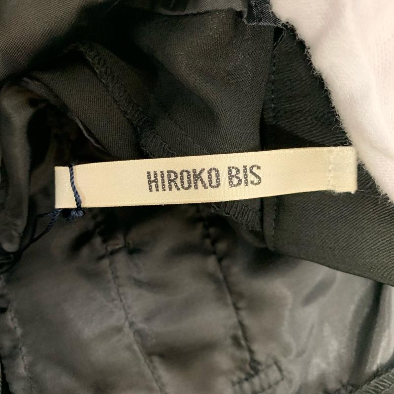 ヒロコビス HIROKOBIS パンツ スラックス 7 無地 黒 / ブラック / レディース USED 古着 中古 10014047