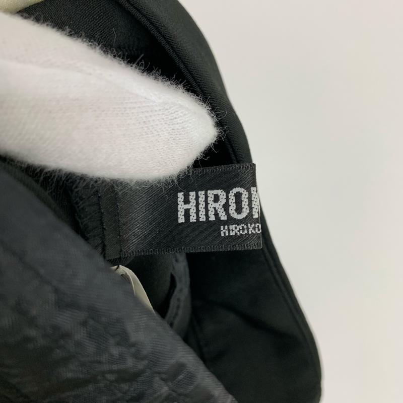 ヒロコビス HIROKOBIS パンツ スラックス 7 無地 黒 / ブラック / レディース USED 古着 中古 10014047