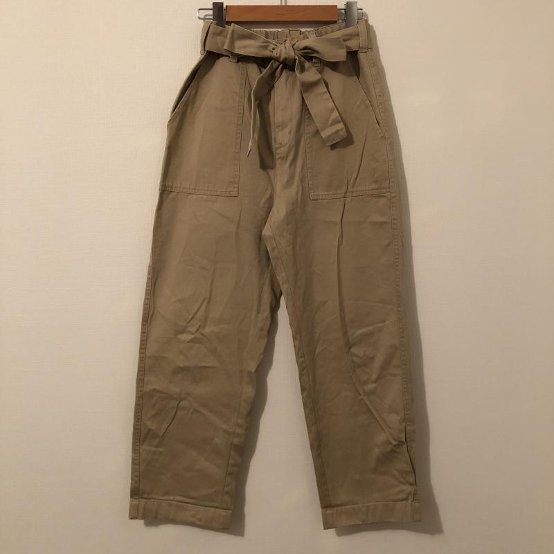ジーナシス JEANASIS パンツ チノパン FREE 無地 ベージュ / ベージュ / レディース USED 古着 中古 10014061