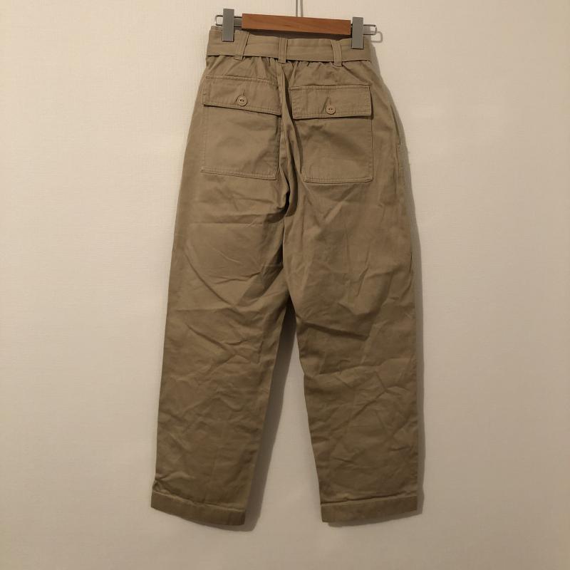 ジーナシス JEANASIS パンツ チノパン FREE 無地 ベージュ / ベージュ / レディース USED 古着 中古 10014061