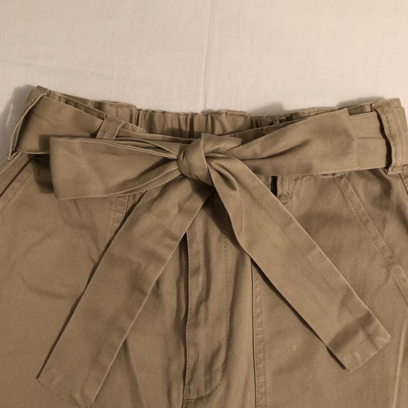 ジーナシス JEANASIS パンツ チノパン FREE 無地 ベージュ / ベージュ / レディース USED 古着 中古 10014061