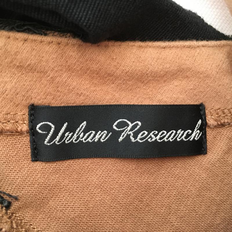 アーバンリサーチ URBAN RESEARCH カットソー 長袖 FREE 無地 X 花柄 茶 / ブラウン / X 黒 / ブラック / レディース USED 古着 中古 10014102