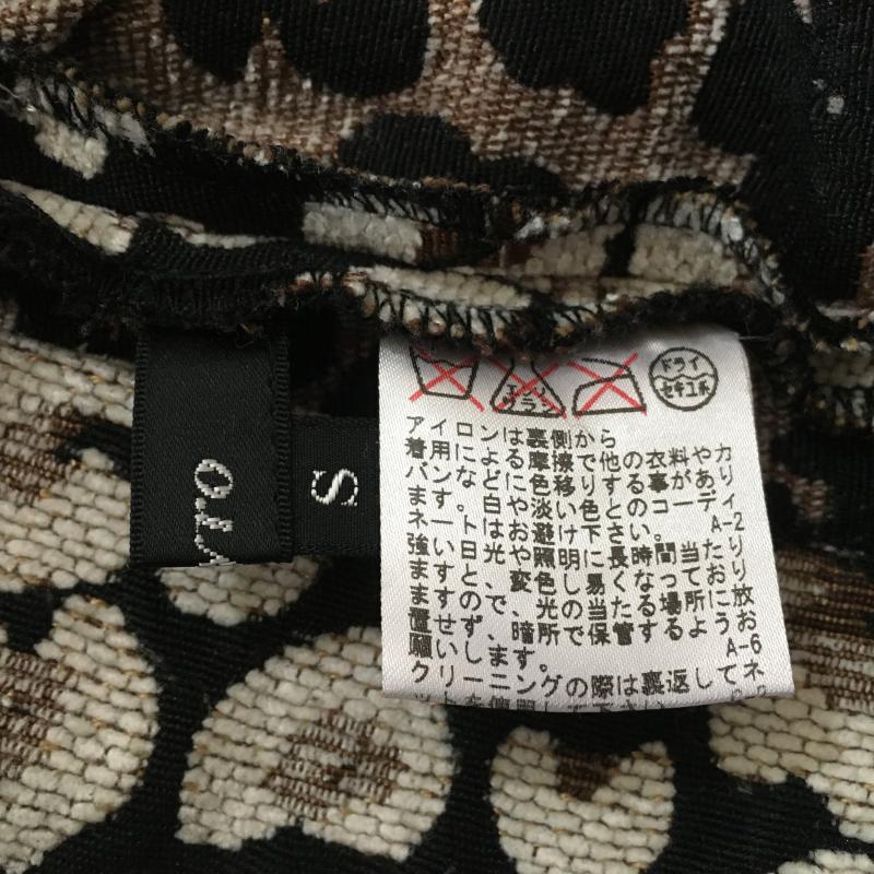 ジャイロ JAYRO スカート ミニスカート S 総柄 黒 / ブラック / X 白 / ホワイト / レディース USED 古着 中古 10014114