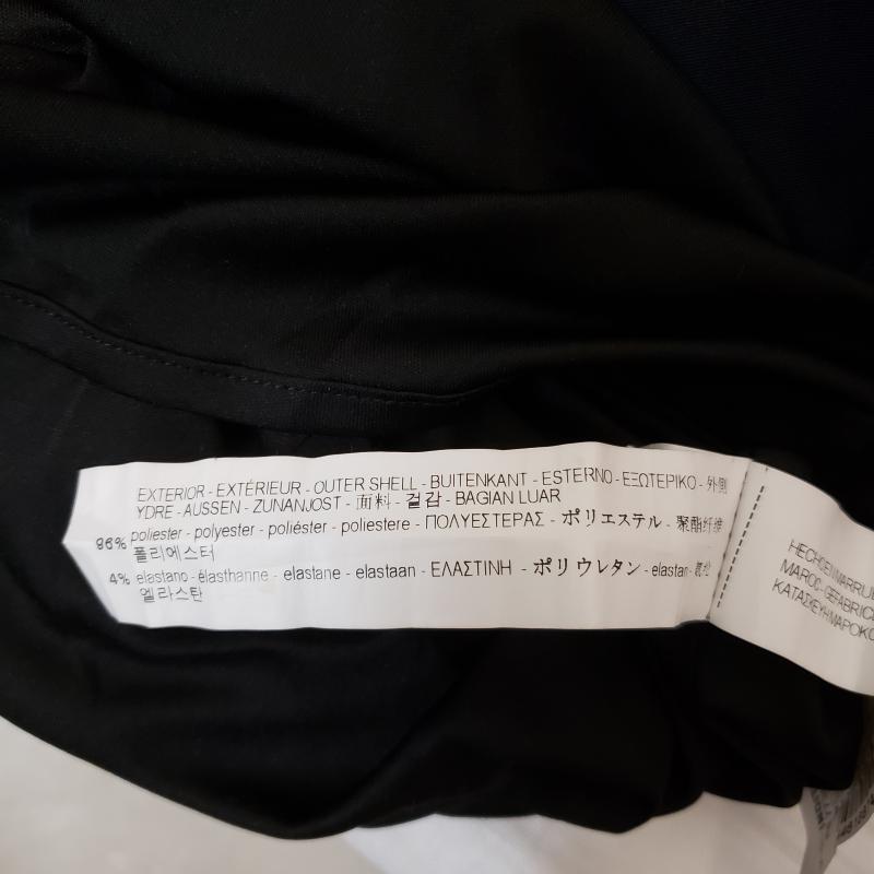 ザラベーシック ZARA BASIC ワンピース ひざ丈スカート M 無地 紺 / ネイビー / レディース USED 古着 中古 10014122