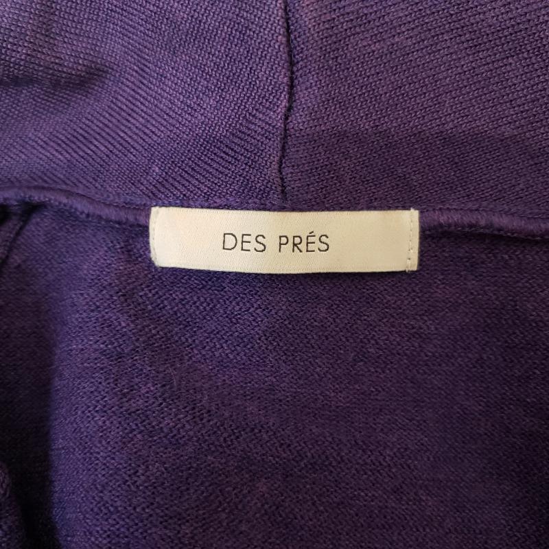 デ・プレ DES PRES カットソー 長袖 1 無地 紫 / パープル / レディース USED 古着 中古 10014139