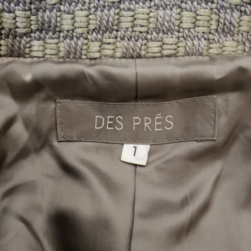 デ・プレ DES PRES コート コート一般 1 無地 灰 / グレー / レディース USED 古着 中古 10014144