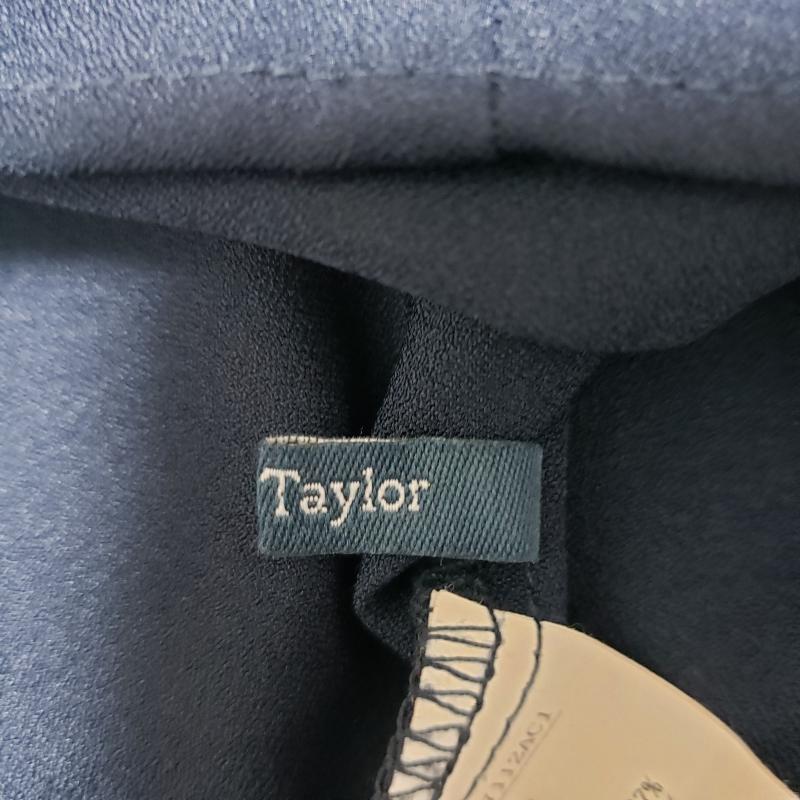 エマテイラー Emma Taylor カットソー 長袖 Uネック 36 無地 X 紺 / ネイビー / レディース USED 古着 中古 10014179