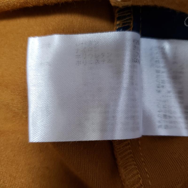エンネア Ennea カットソー 長袖 背中ファスナー、後ろ長め 40 無地 X 茶 / ブラウン / X 金 / ゴールド / レディース USED 古着 中古 10014189