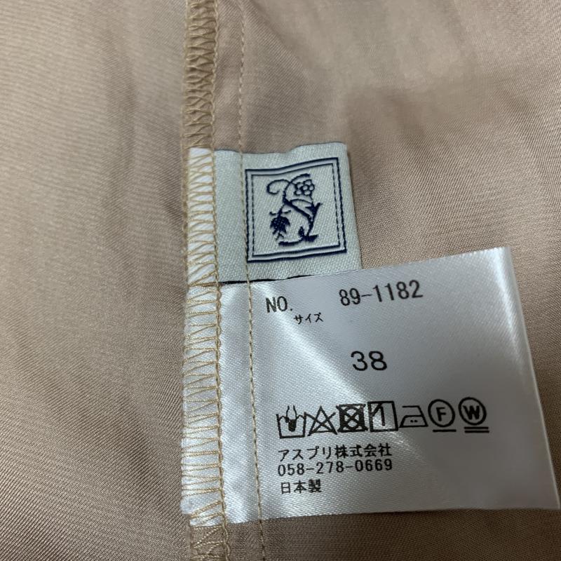 シードレイク Seadrake カットソー 長袖 38 無地 ベージュ / ベージュ / レディース USED 古着 中古 10014214