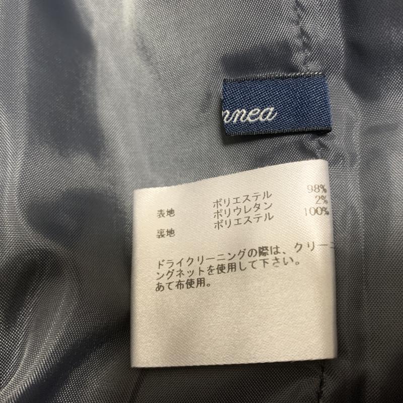 エンネア Ennea スカート ひざ丈スカート 40 チェック 灰 / グレー / X 青 / ブルー / X 白 / ホワイト / レディース USED 古着 中古 10014218