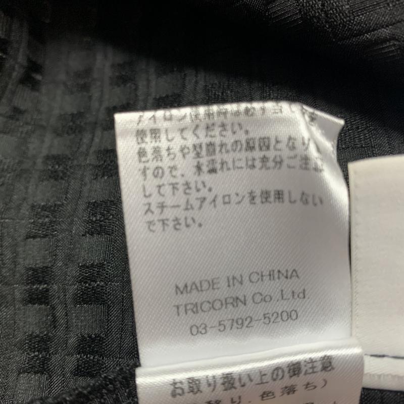 ヨーロ YOLO カットソー 半袖 38 チェック 黒 / ブラック / レディース USED 古着 中古 10014224