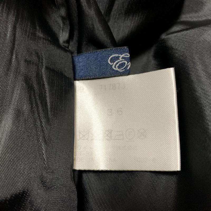 エンネア Ennea スカート ひざ丈スカート 36 無地 黒 / ブラック / レディース USED 古着 中古 10014249