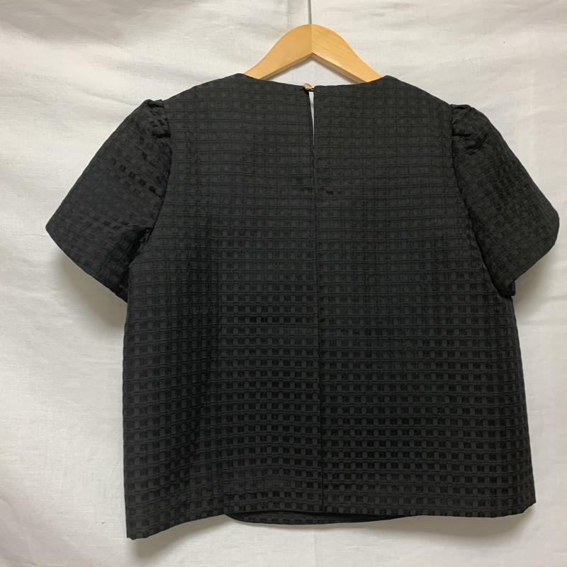 ヨーロ YOLO カットソー 半袖 38 無地 黒 / ブラック / レディース USED 古着 中古 10014253