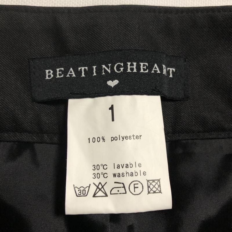 ビーティングハート BEATING HEART パンツ ショートパンツ 1 無地 黒 / ブラック / レディース USED 古着 中古 10014268