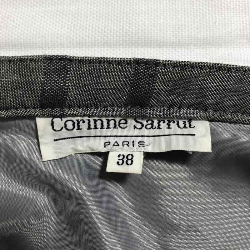 コリーヌサリュー Corinne Sarrut スカート ロングスカート 38 チェック 灰 / グレー / レディース USED 古着 中古 10014274