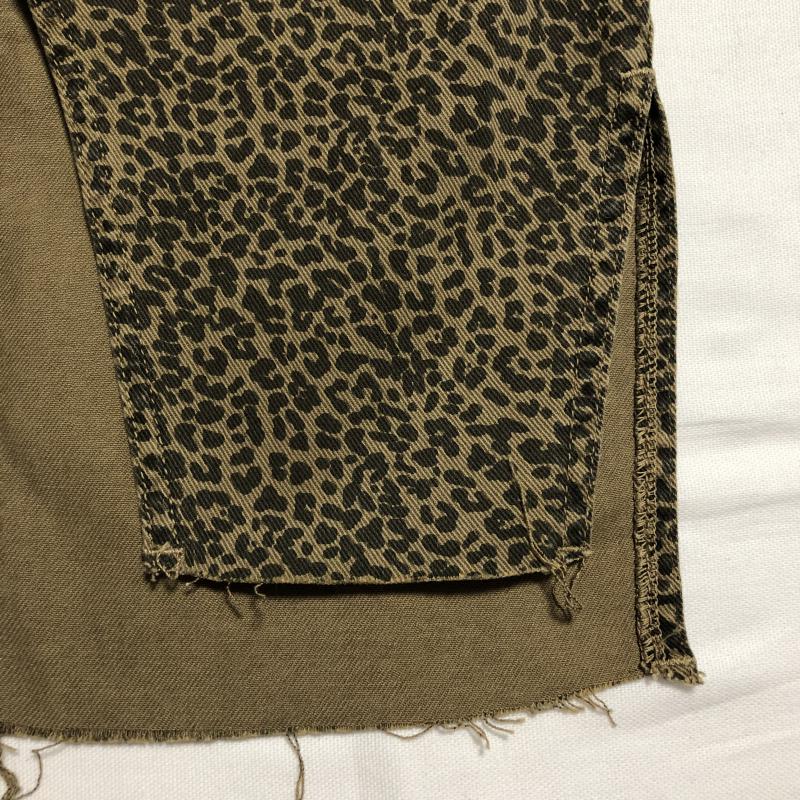ザラベーシック ZARA BASIC スカート ひざ丈スカート XS 総柄 X ヒョウ柄・レオパード柄 黒 / ブラック / X 茶 / ブラウン / レディース USED 古着 中古 10014286