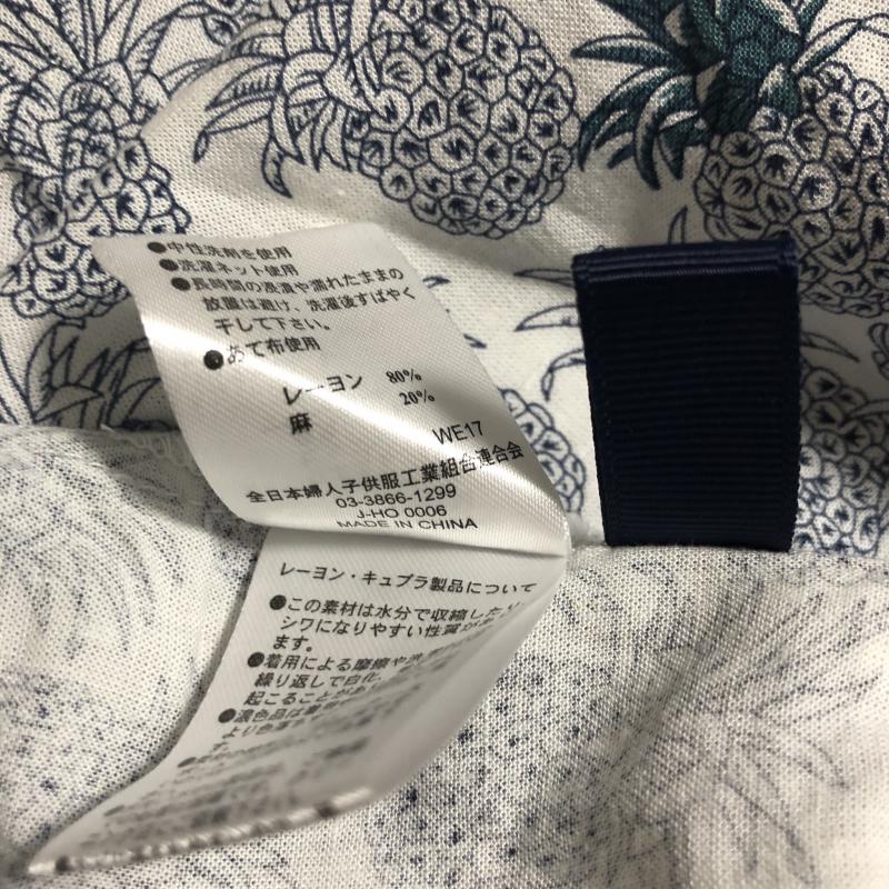 ピッチン PICCIN ワンピース ひざ丈スカート キャミソールワンピース M 総柄 X 白 / ホワイト / X 青 / ブルー / レディース USED 古着 中古 10014300
