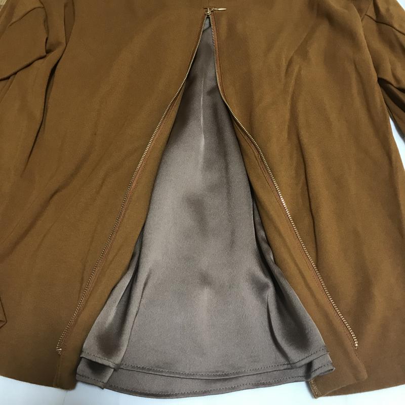 エンネア Ennea カットソー 長袖 M 無地 茶 / ブラウン / レディース USED 古着 中古 10014311