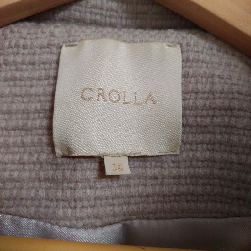 クローラ crolla コート コート一般 36 無地 ベージュ / ベージュ / レディース USED 古着 中古 10014355