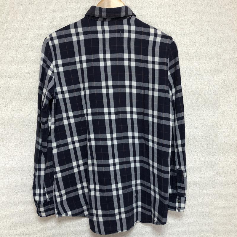 ザラ ZARA シャツ、ブラウス 長袖 ネルシャツ、M65タイプ XS チェック 青 / ブルー / X 白 / ホワイト / X 灰 / グレー / X 橙 / オレンジ / レディース USED 古着 中古 10014442