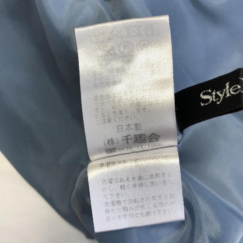 スタイルノート StyleNote スカート ひざ丈スカート コーデュロイフレアスカート 無地 青 / ブルー / レディース USED 古着 中古 10014446