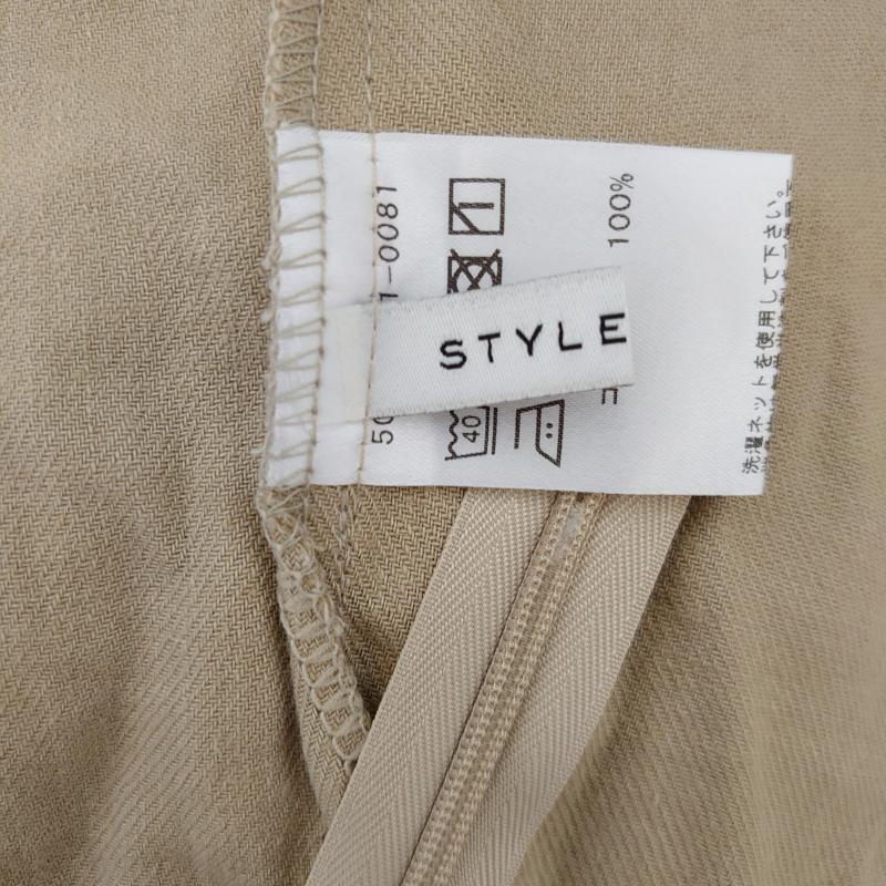 スタイルミキサー STYLEMIXER スカート ロングスカート FREE 無地 茶 / ブラウン / レディース USED 古着 中古 10014454