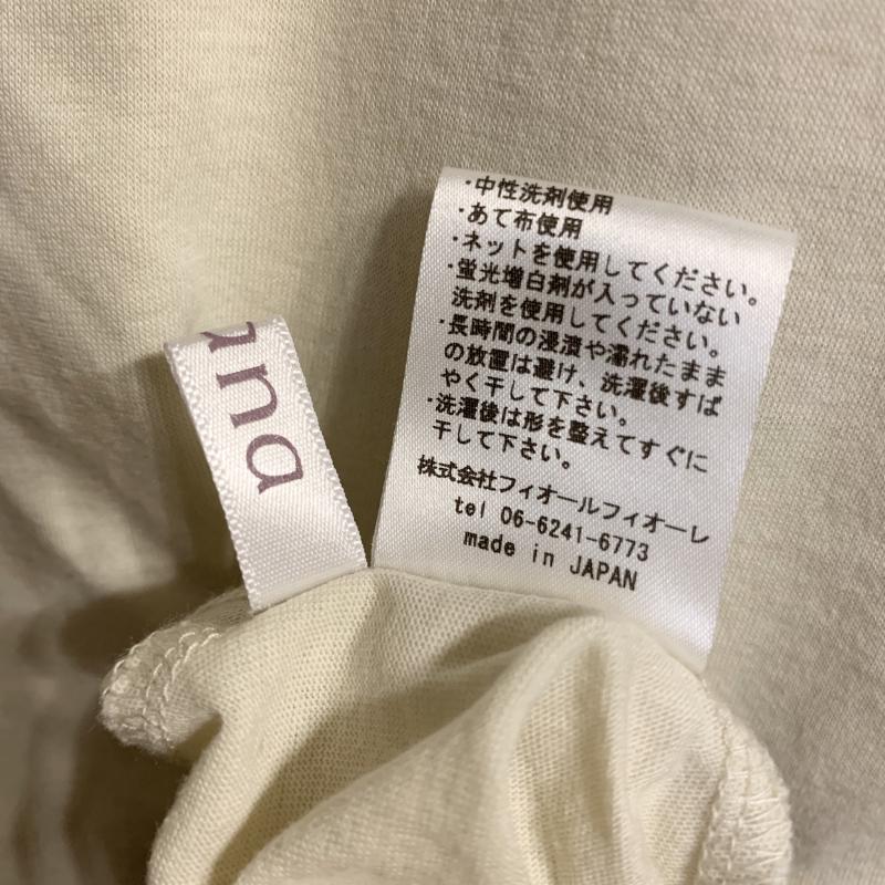 アナナス anana カットソー 半袖 40 無地 白 / ホワイト / レディース USED 古着 中古 10014591