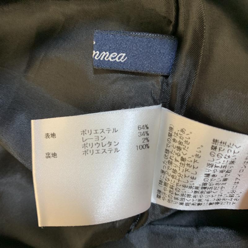 エンネア Ennea スカート ひざ丈スカート 36 無地 黒 / ブラック / レディース USED 古着 中古 10014596