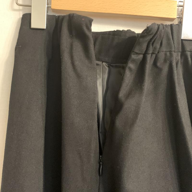 エンネア Ennea スカート ひざ丈スカート 36 無地 黒 / ブラック / レディース USED 古着 中古 10014596