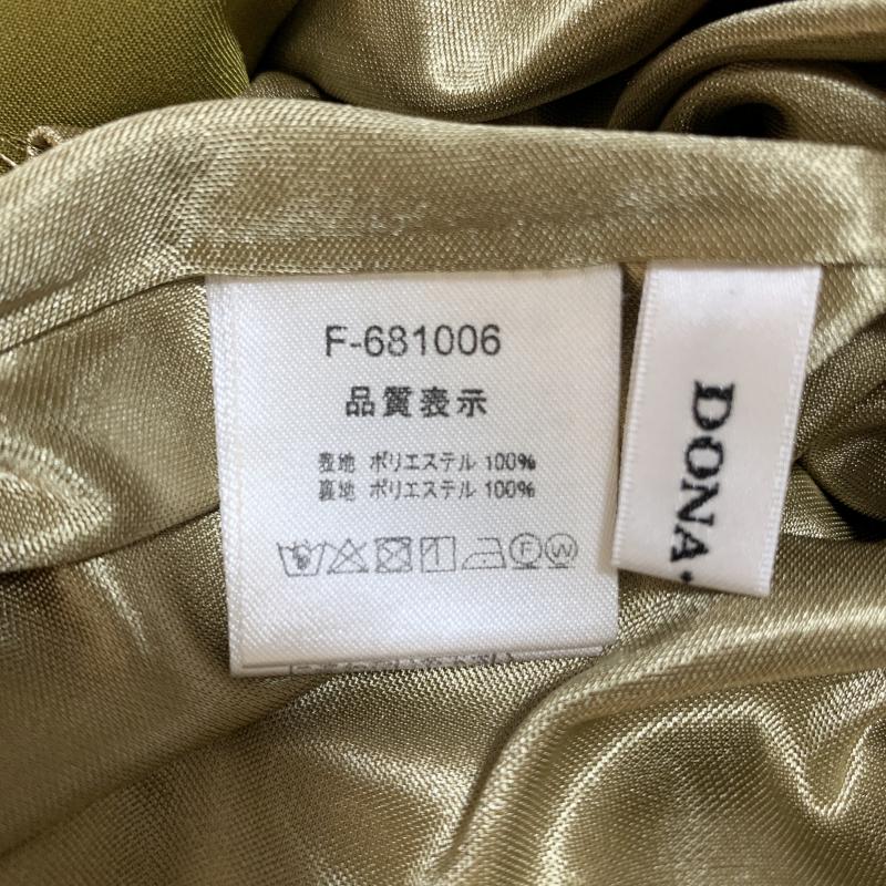 ドナマリー DONA MARIE スカート ひざ丈スカート 無地 カーキ / カーキ / レディース USED 古着 中古 10014600