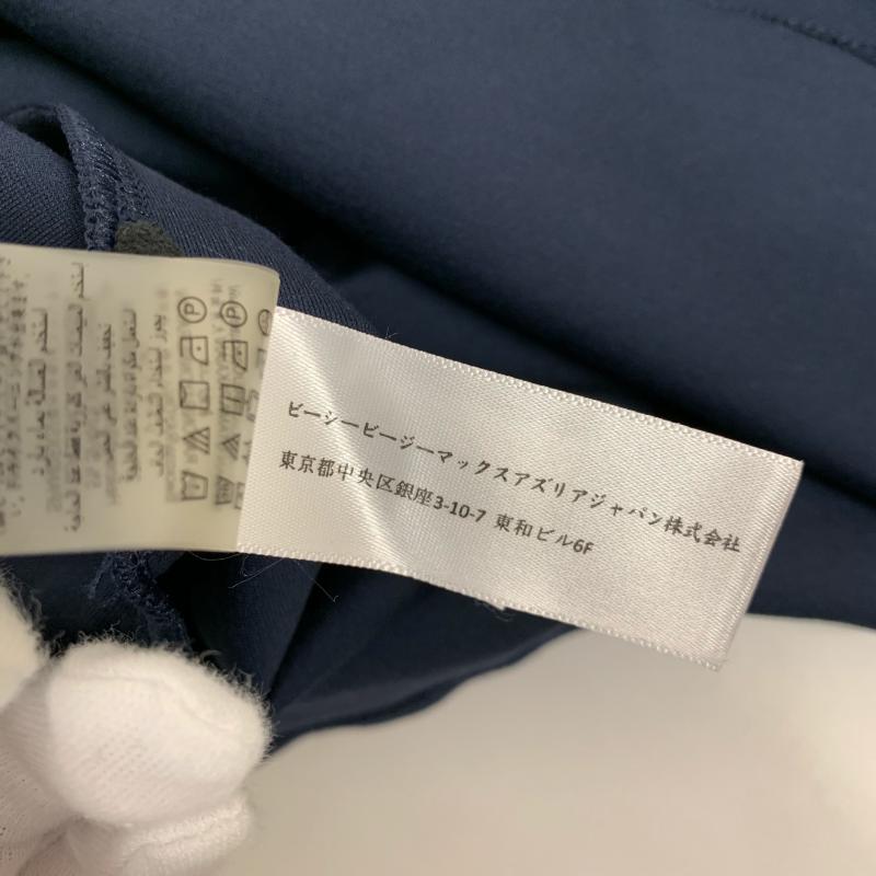 ビーシービージーマックスアズリア BCBGMAXAZRIA シャツ、ブラウス 長袖 フレア 3L 無地 紺 / ネイビー / レディース USED 古着 中古 10014631