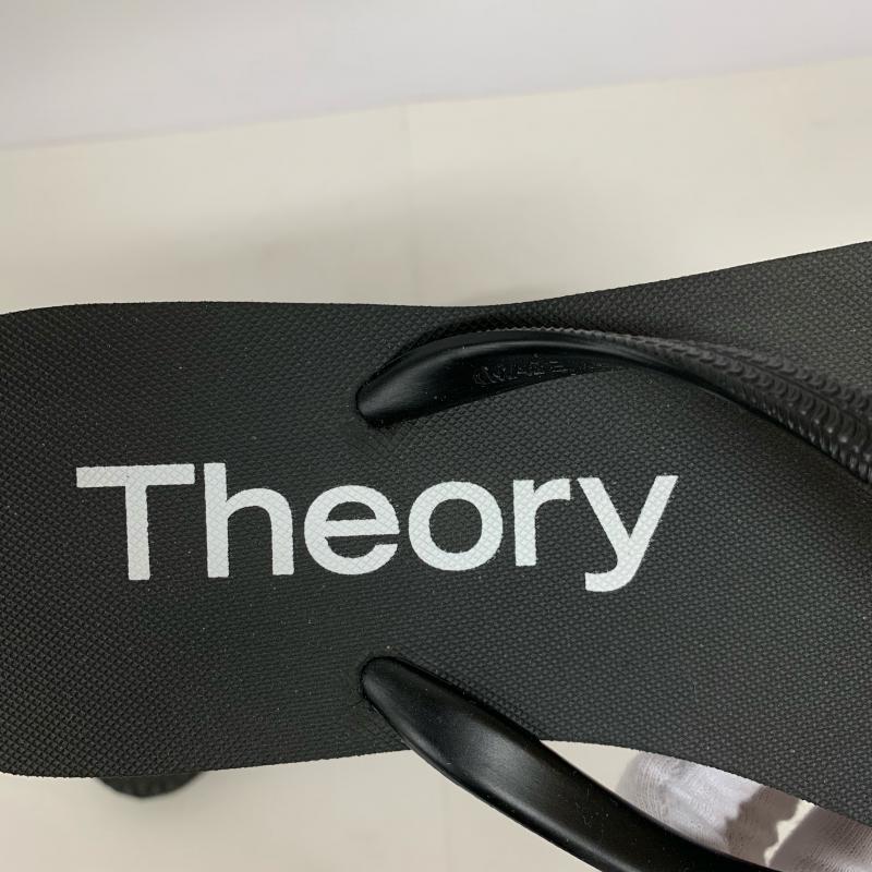 セオリー theory シューズ シューズ ビーチサンダル 無地 X ロゴ、文字 黒 / ブラック / レディース USED 古着 中古 10014632