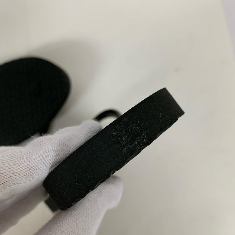 セオリー theory シューズ シューズ ビーチサンダル 無地 X ロゴ、文字 黒 / ブラック / レディース USED 古着 中古 10014632
