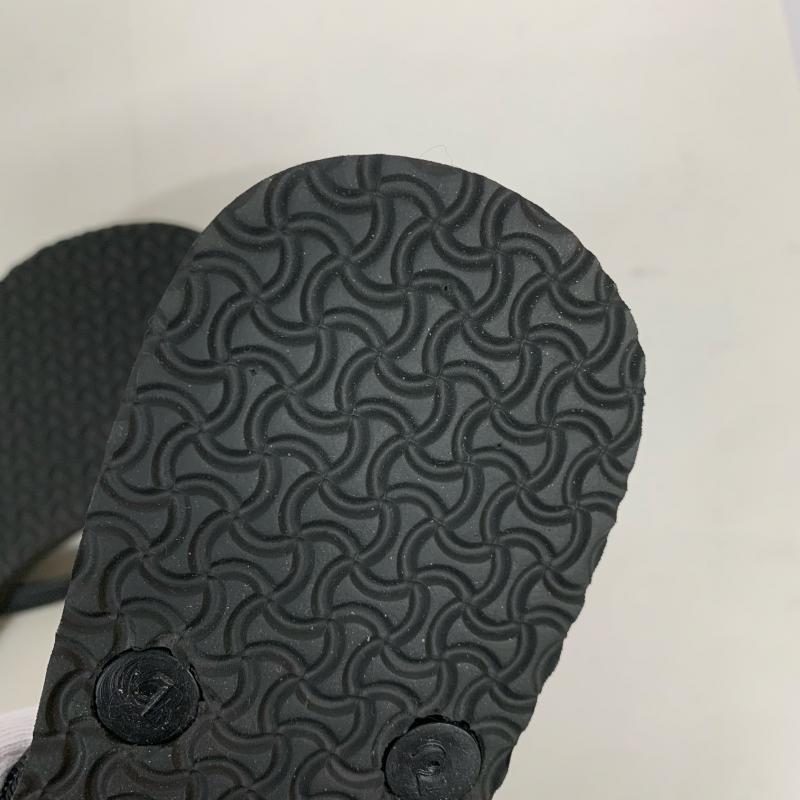 セオリー theory シューズ シューズ ビーチサンダル 無地 X ロゴ、文字 黒 / ブラック / レディース USED 古着 中古 10014632