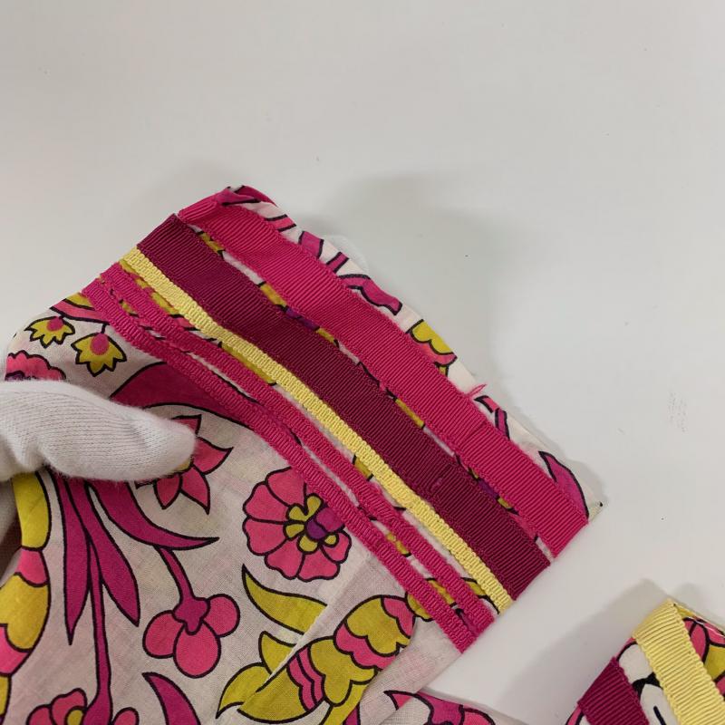 トリーバーチ TORY BURCH シャツ、ブラウス 長袖 0 総柄 X 花柄 桃 / ピンク / X 黄 / イエロー / X 白 / ホワイト / X マルチカラー / マルチカラー / レディース USED 古着 中古 10014635