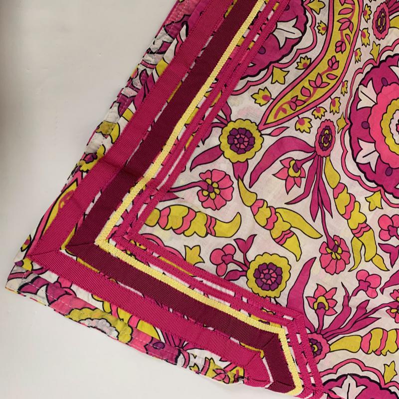 トリーバーチ TORY BURCH シャツ、ブラウス 長袖 0 総柄 X 花柄 桃 / ピンク / X 黄 / イエロー / X 白 / ホワイト / X マルチカラー / マルチカラー / レディース USED 古着 中古 10014635