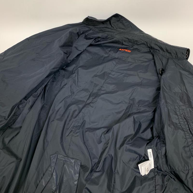 アスペジ ASPESI コート トレンチコート 無地 黒 / ブラック / レディース USED 古着 中古 10014640